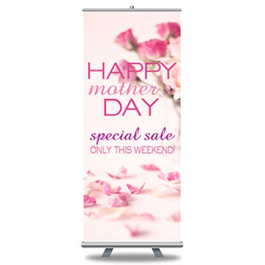 Popup Banners Custom Full Color Print and Stands 33" x 79"